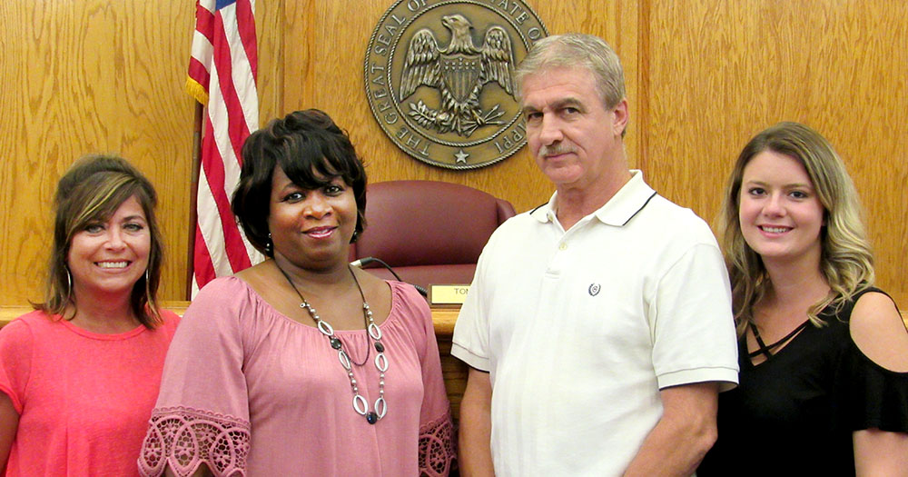 Tax Assessor’s Team(left to right) Pam Hudson, Paula Stewart, Todd Mooney. Logen Granger